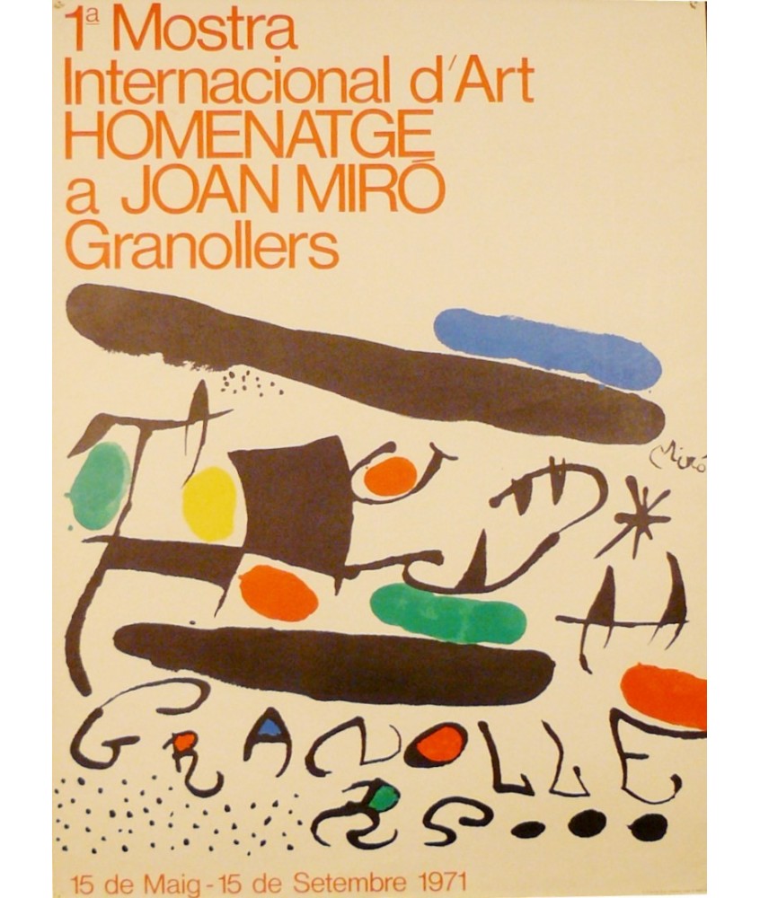 1ª MOSTRA INTERNACIONAL D'ART.HOMENATGE A JOAN MIRO