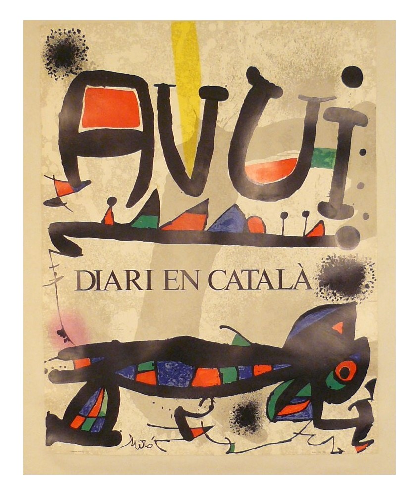 AVUI DIARI EN CATALÀ. JOAN MIRO