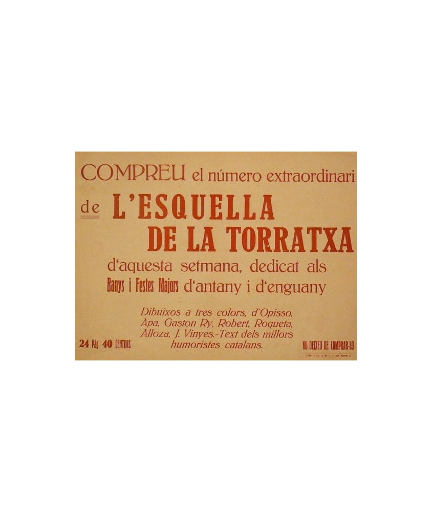 L'ESQUELLA DE LA TORRATXA