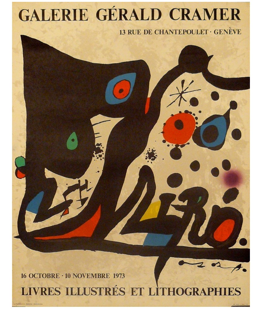 MIRÓ. GALERIE GÉRALD CRAMER