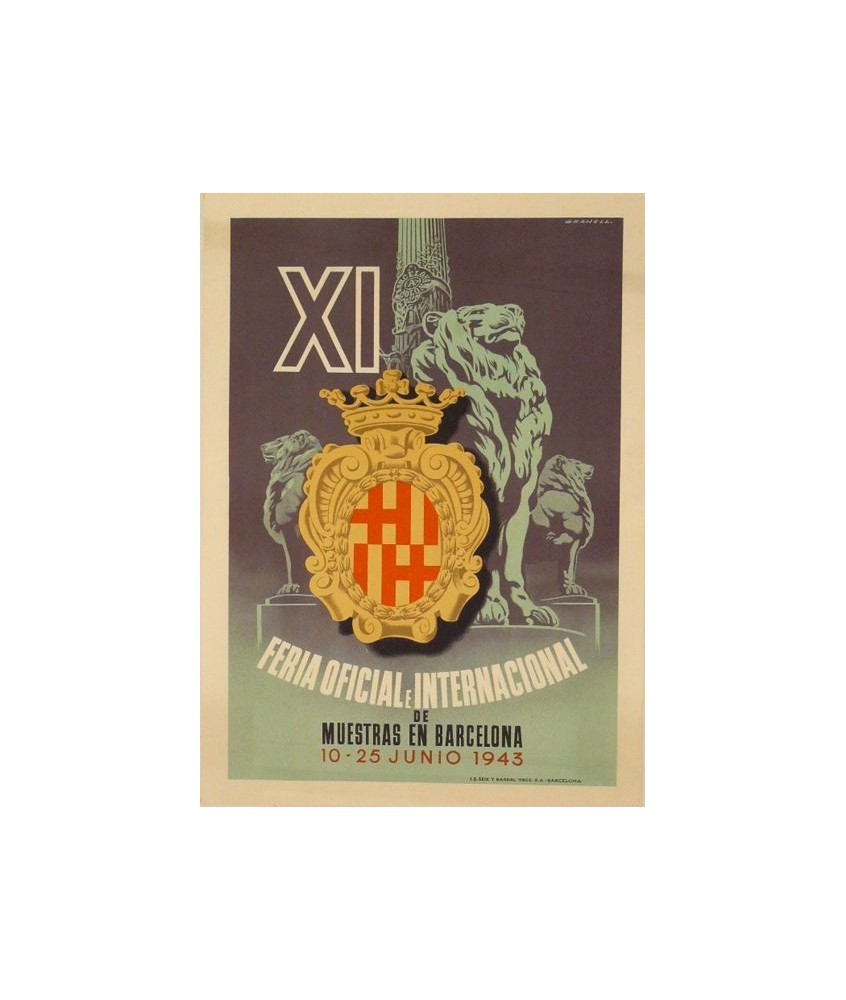 XI FERIA DE MUESTRAS BARCELONA 1943