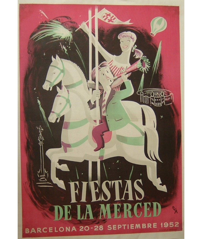 FIESTAS DE LA MERCED 1952. BARCELONA