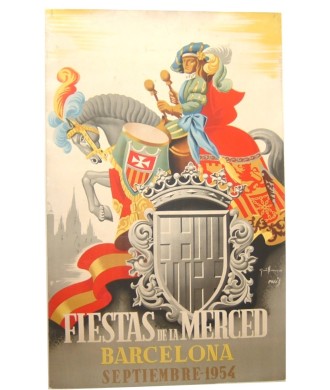 FIESTAS DE LA MERCED.1954.. BARCELONA