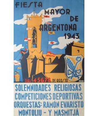 FIESTA MAYOR DE ARGENTONA 1943