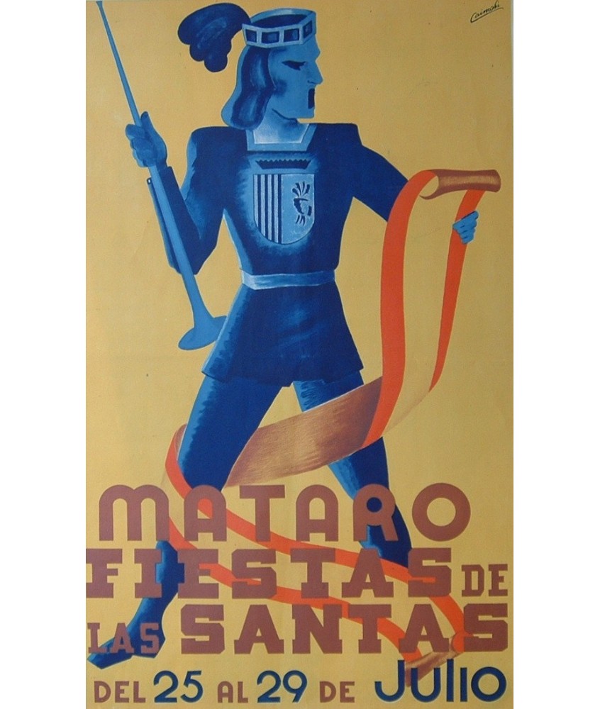 FIESTAS DE LAS SANTAS MATARO Ca.1940