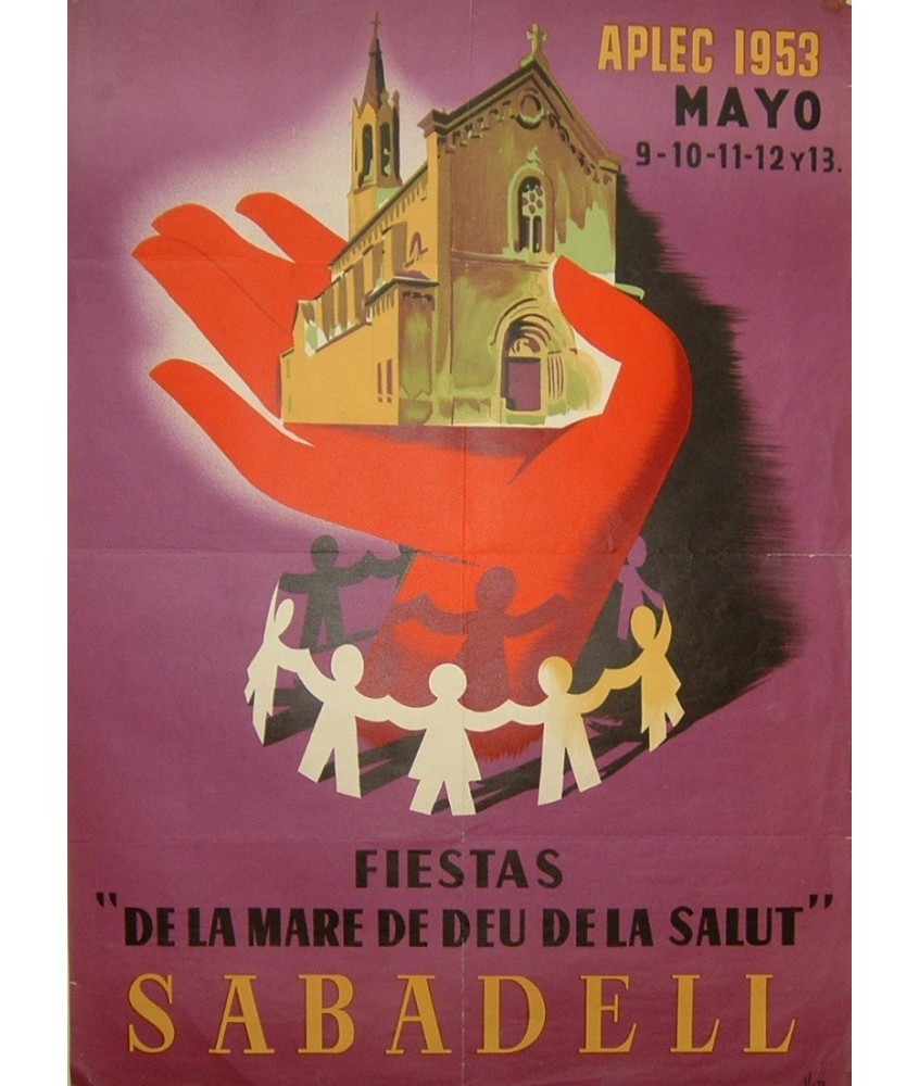 SABADELL FIESTA MARE DE DEU DE LA SALUT 1953