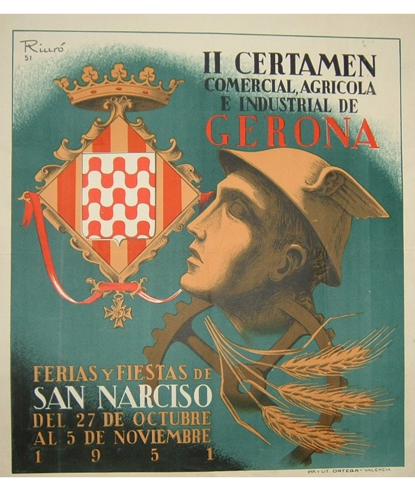 GERONA FERIAS Y FIESTAS DE SAN NARCISO 1951