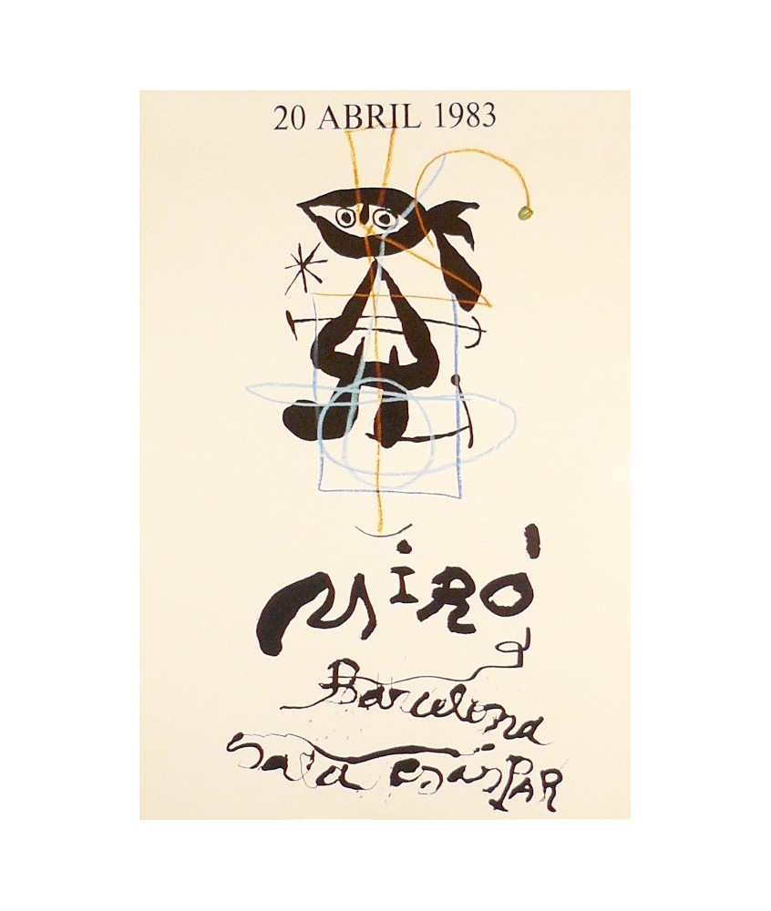 MIRÓ i FERRÀ, JOAN (Barcelona 1893 - Palma de Mallorca 1983). BARCELONA. SALA GASPAR 1983