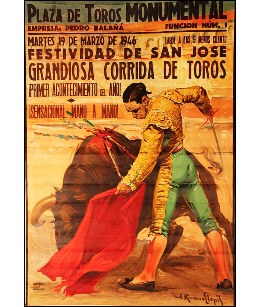 PLAZA DE TOROS MONUMENTAL. 1946. SAN JOSE