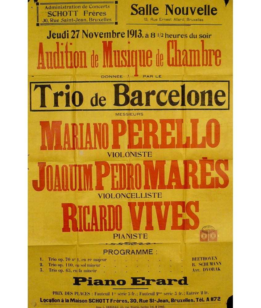 AUDITION TRIO DE BARCELONA