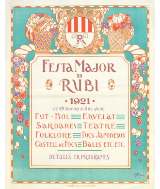 FESTA MAJOR DE RUBI 1921