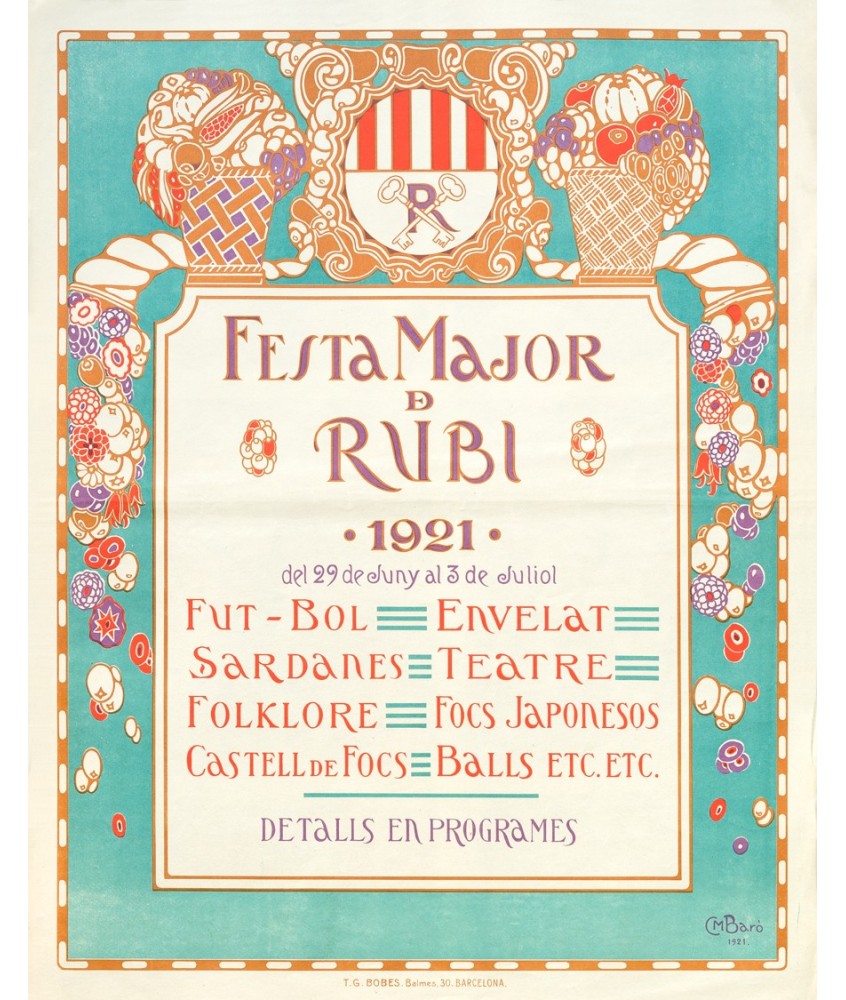 FESTA MAJOR DE RUBI 1921