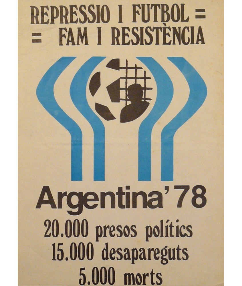 ARGENTINA' 78 REPRESIO I FUTBOL