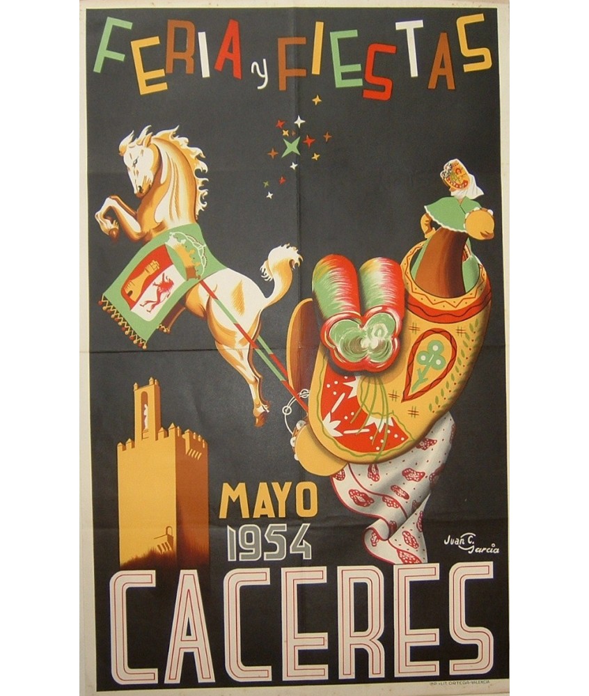 CACERES 1954 FERIA Y FIESTAS