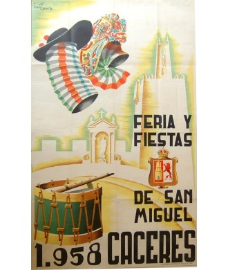 CACERES 1958 FERIA Y FIESTAS