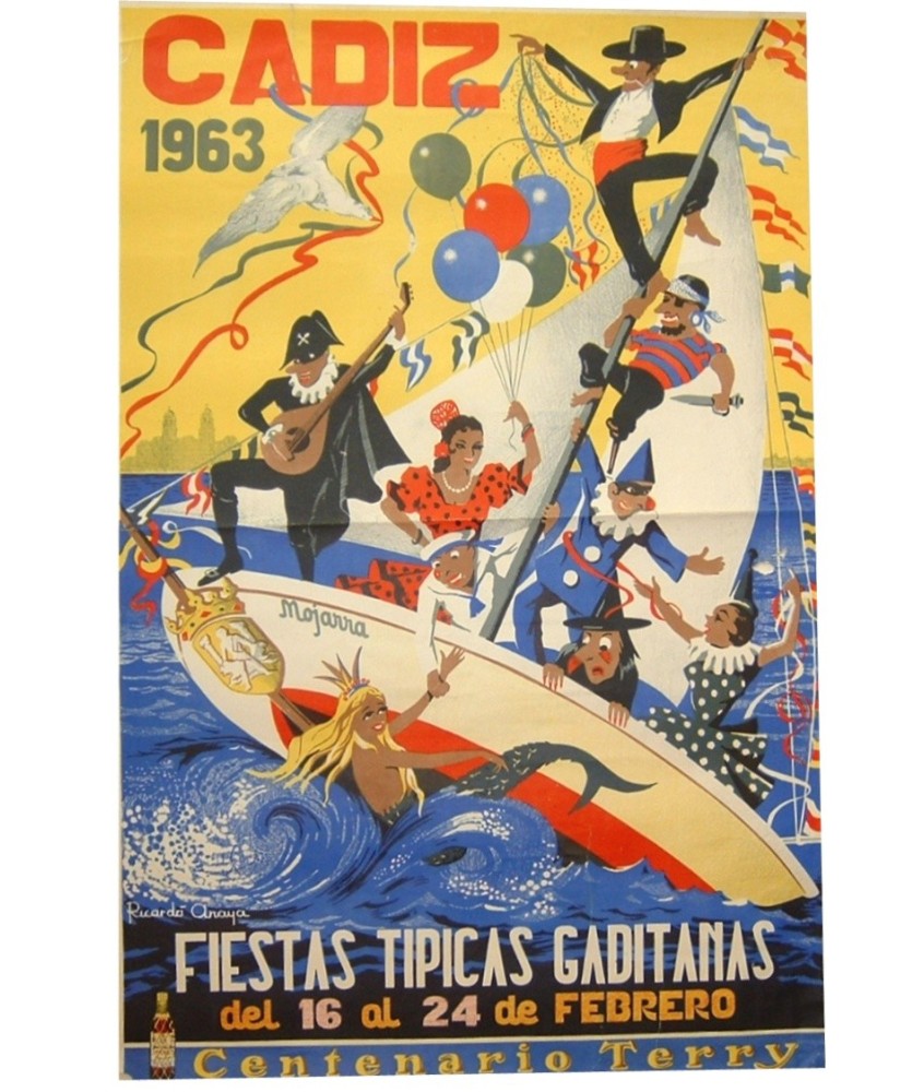 CADIZ 1963 FIESTAS TIPICAS GADITANAS