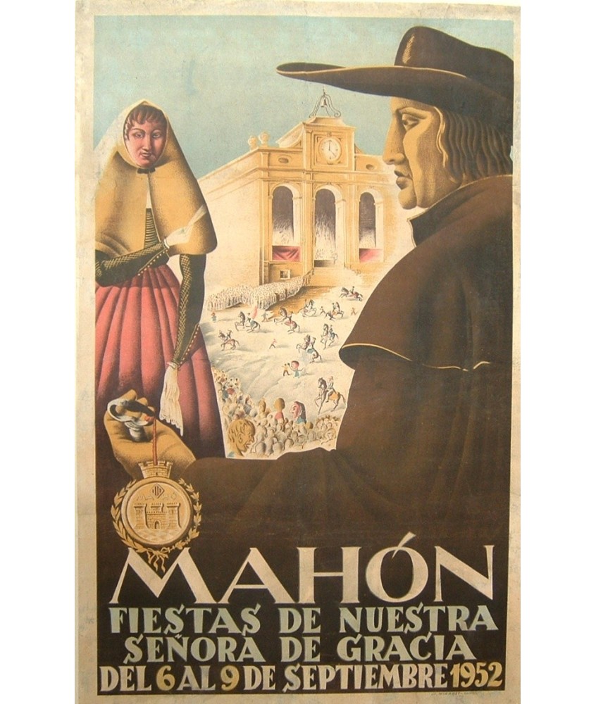 MAHON 1952 FIESTAS DE NUESTRA SEÑORA DE GRACIA