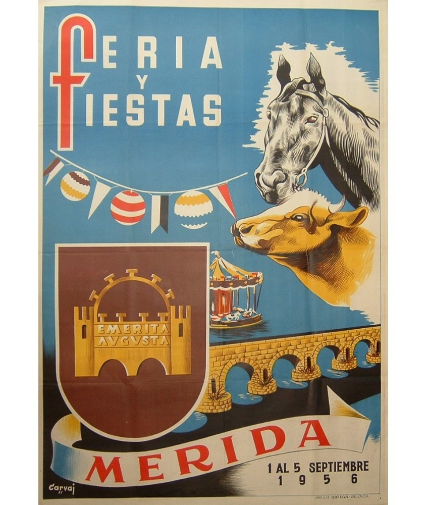 MERIDA 1956 FERIA Y FIESTAS