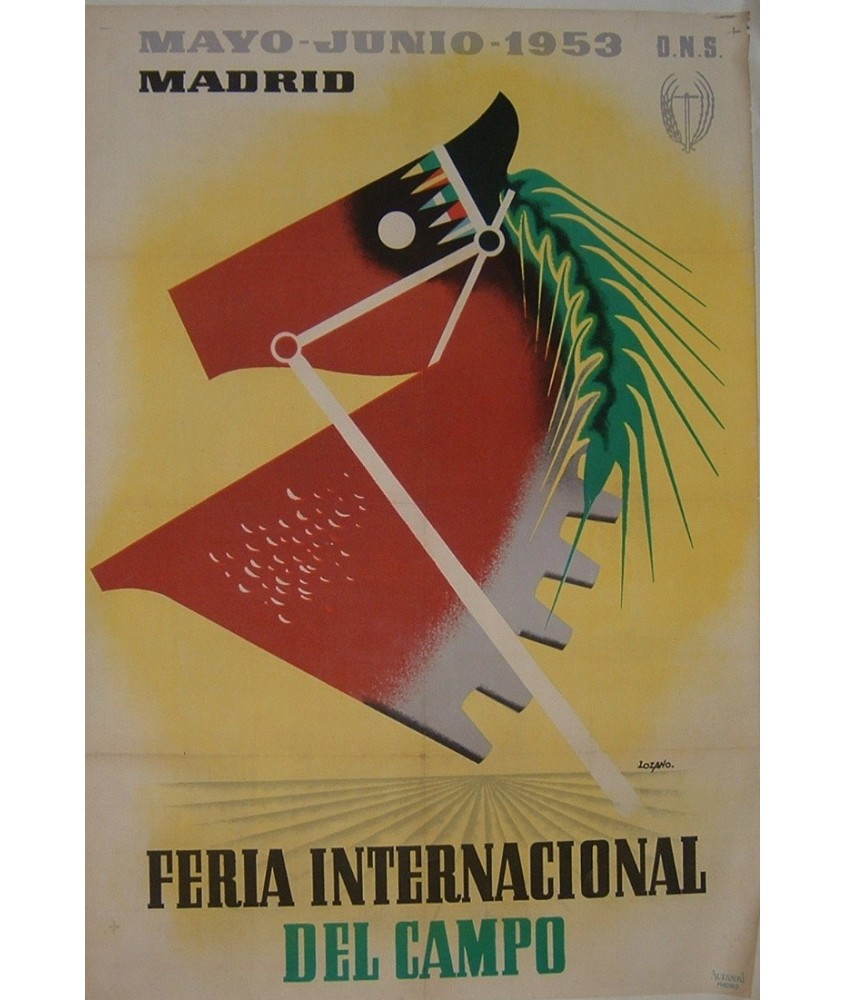 MADRID 1953 FERIA INTERNACIONAL DEL CAMPO