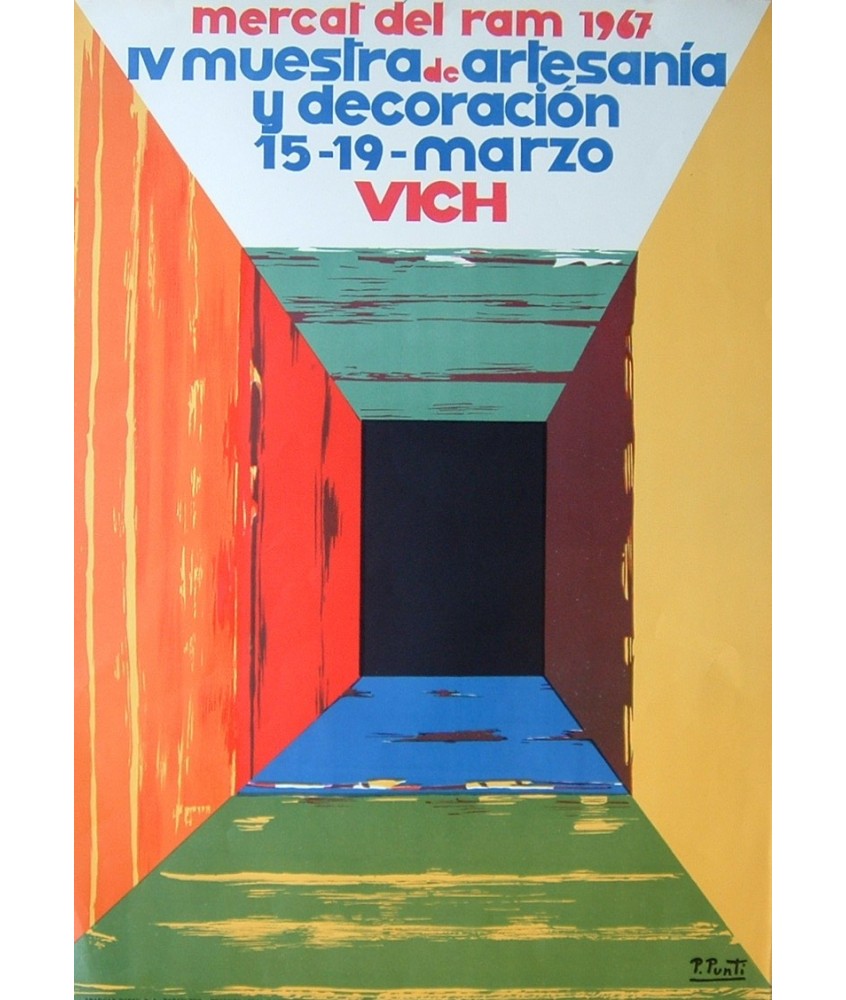 VICH MERCAT DEL RAM 1967. IV MUESTRA DE ARTESANIA- VIC