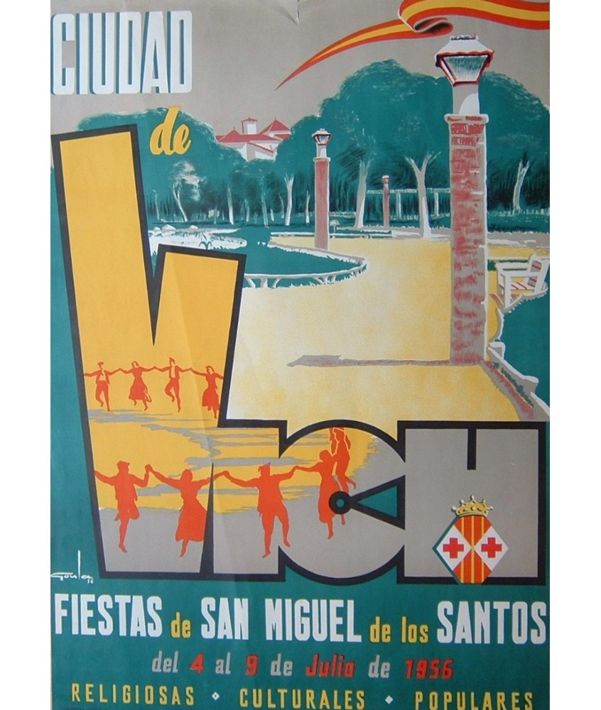 CIUDAD DE VICH FIESTAS DE SAN MIGUEL 1956- VIC