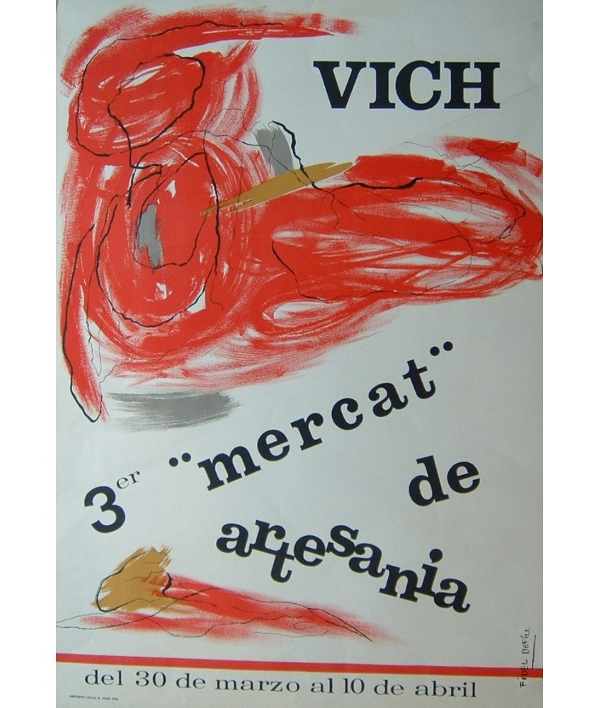 VICH 3ER. MERCAT DE ARTESANIA- VIC