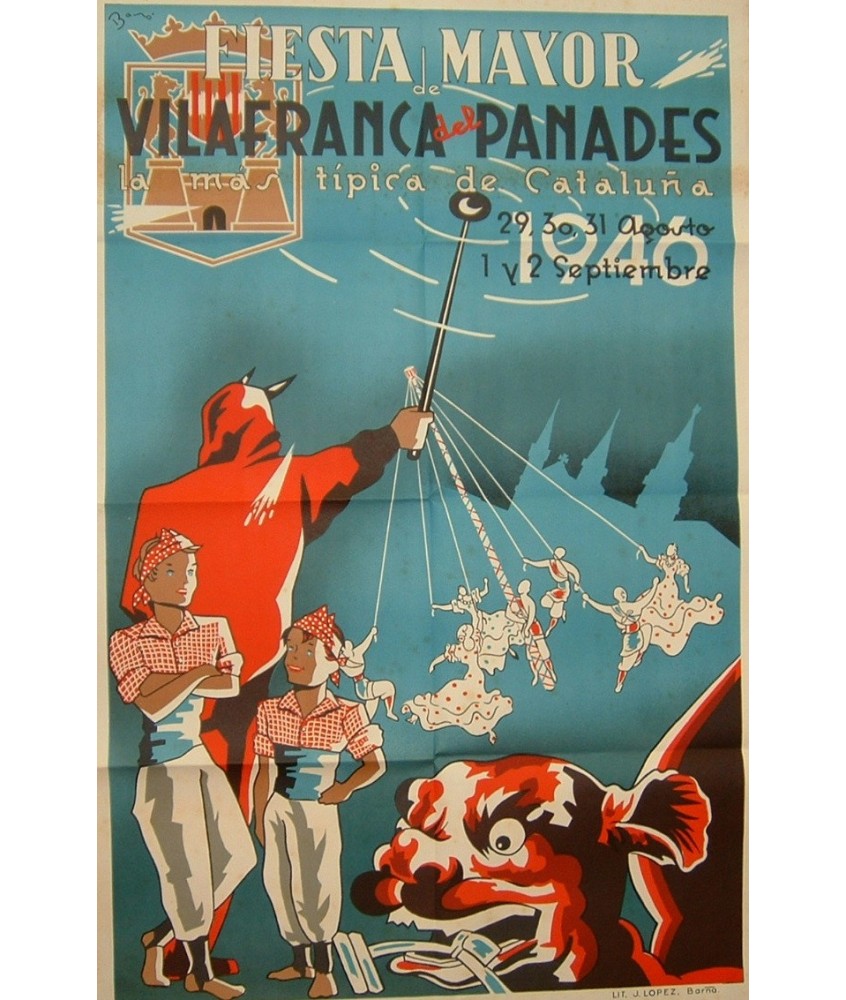 FIESTA MAYOR  VILAFRANCA DEL PENEDES 1946