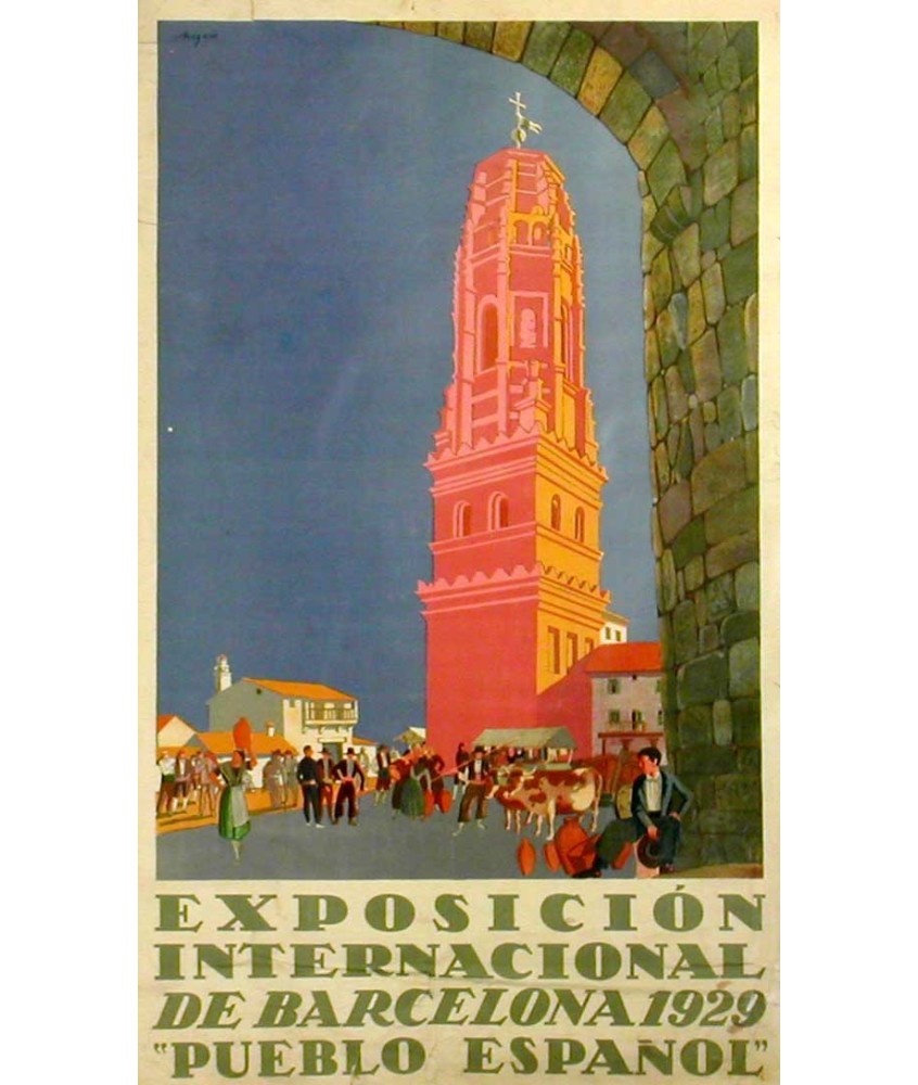 EXPOSICION INTERNACIONAL BARCELONA PUEBLO ESPAÑOL