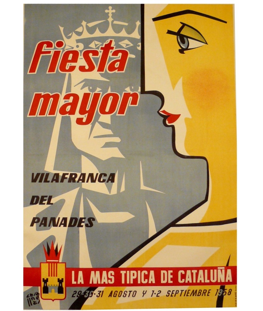 FIESTA MAYOR VILAFRANCA DEL PANADES 1958