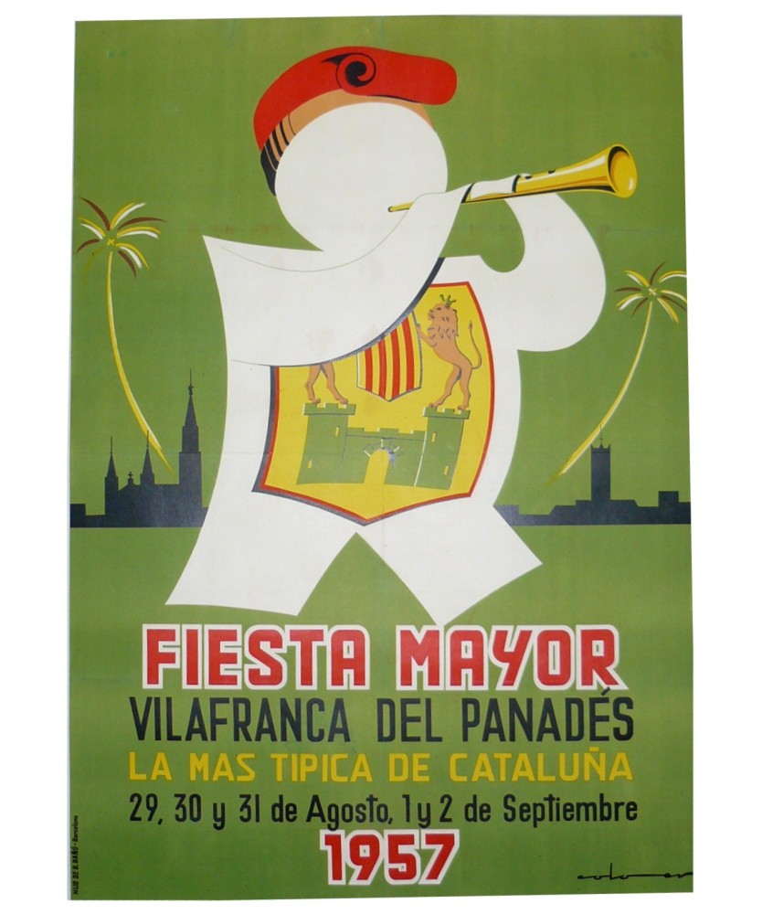 FIESTA MAYOR VILAFRANCA DEL PANADES 1957