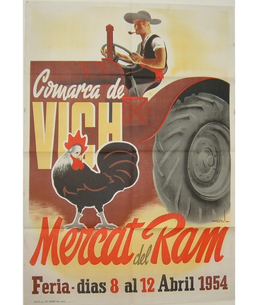 VICH  MERCAT DEL RAM 1954- VIC