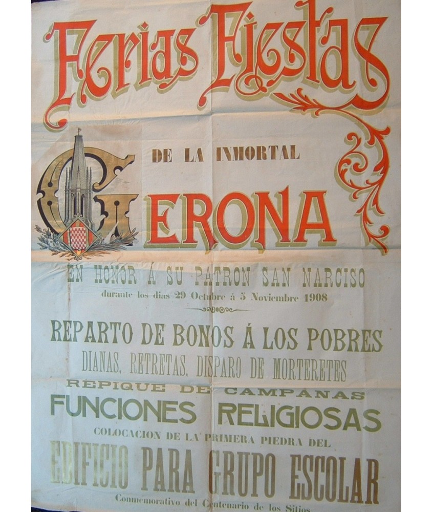 FERIAS Y FIESTAS GERONA 1908