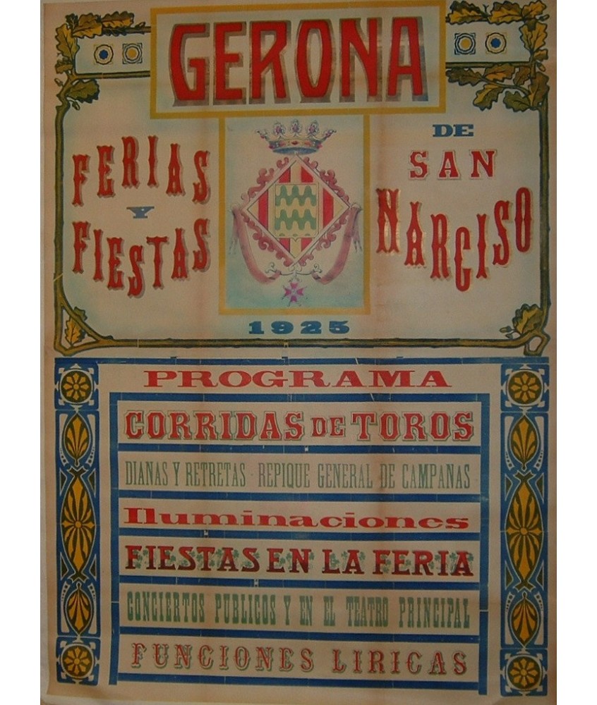 FERIAS Y FIESTAS GERONA 1925