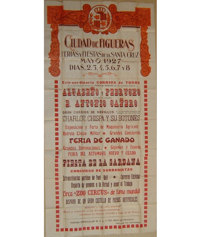 CIUDAD DE FIGUERAS FERIAS Y FIESTAS 1927