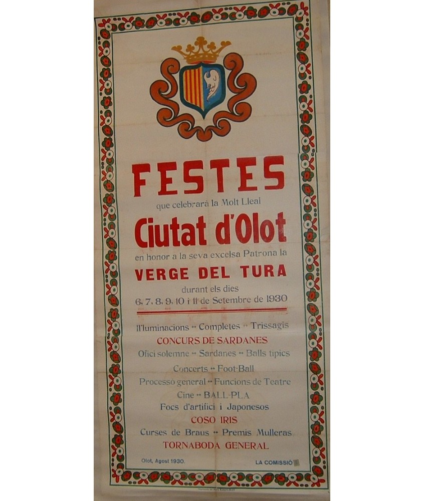 FESTES CIUTAT D'OLOT 1930