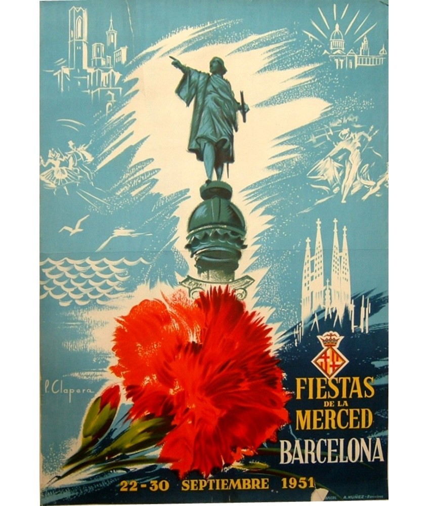 FIESTAS DE LA MERCED 1951. BARCELONA