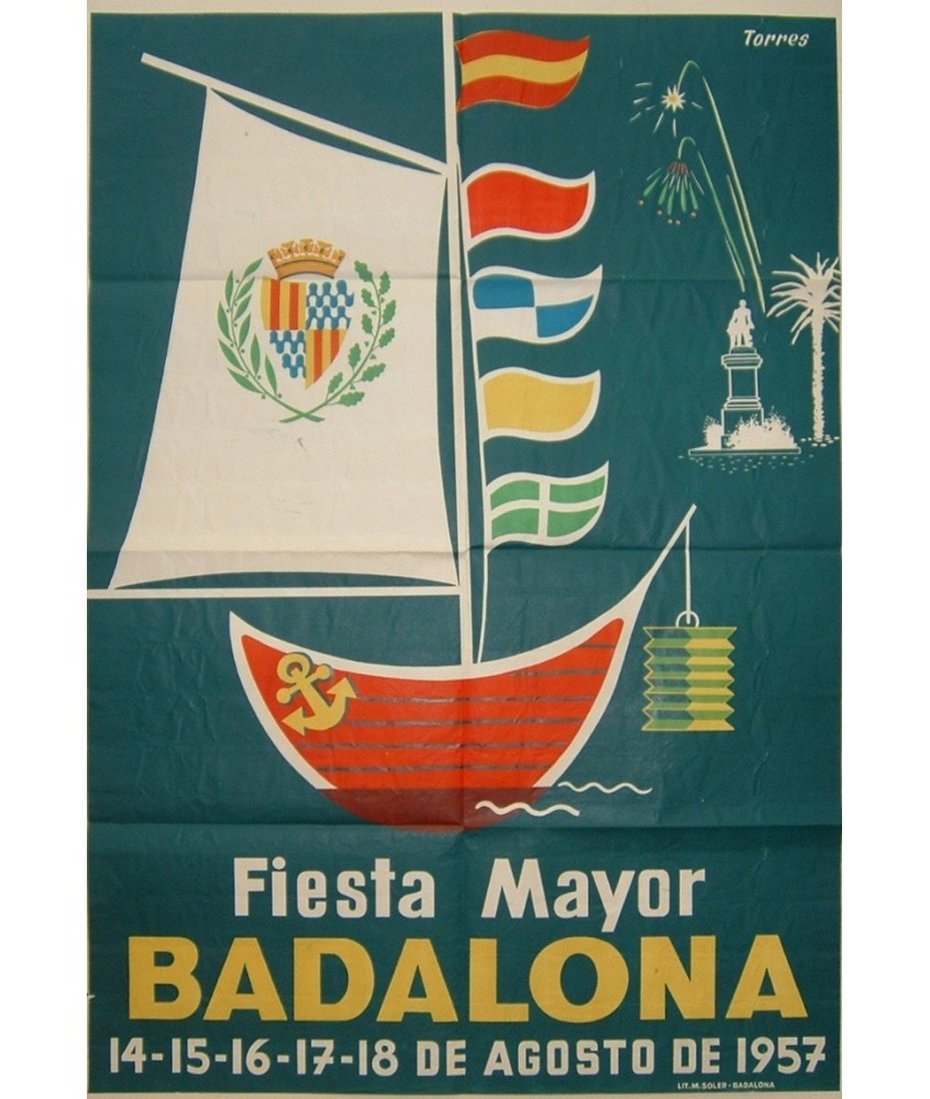 FIESTA MAYOR DE BADALONA 1957