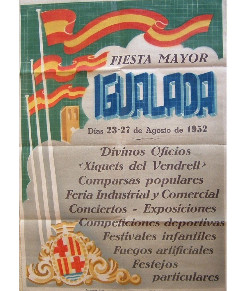 IGUALADA FIESTA MAYOR 1952