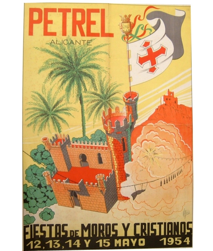 PETREL (ALICANTE) 1954 FIESTAS DE MOROS Y CRISTIANOS