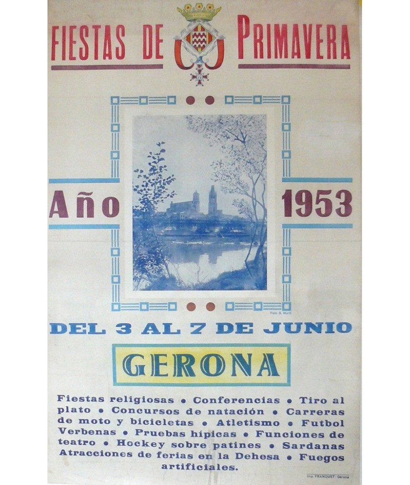 GERONA FIESTAS PRIMAVERA 1953