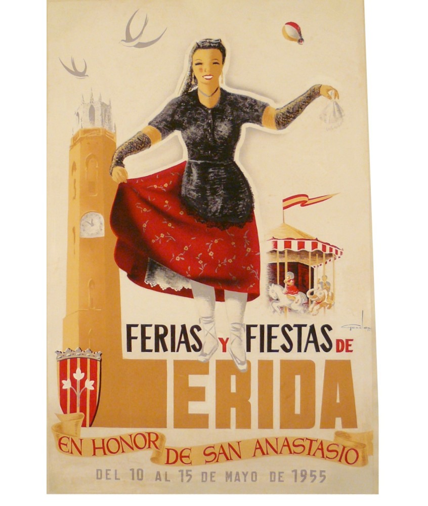 FERIAS Y FIESTAS DE LERIDA 1955 (LLEIDA)