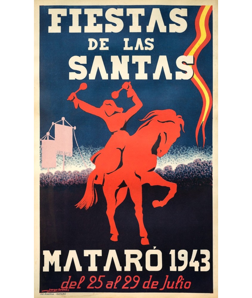 FIESTAS DE LAS SANTAS MATARO 1943