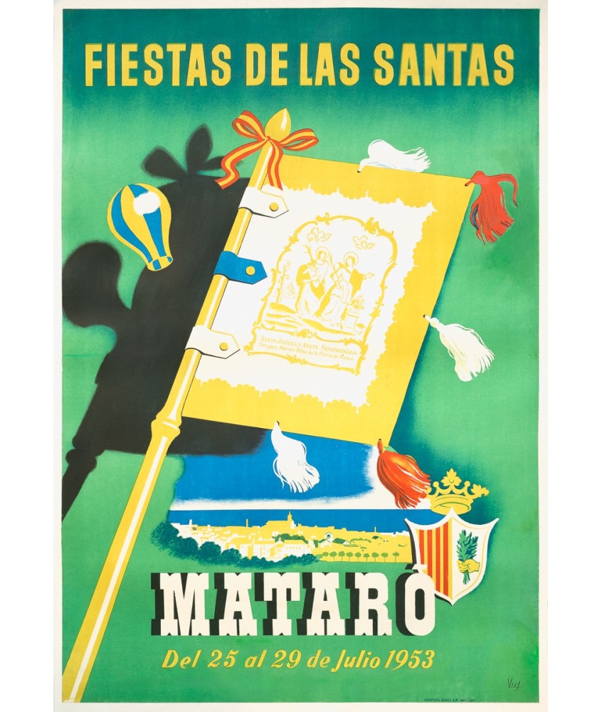 FIESTAS DE LAS SANTAS MATARO 1953