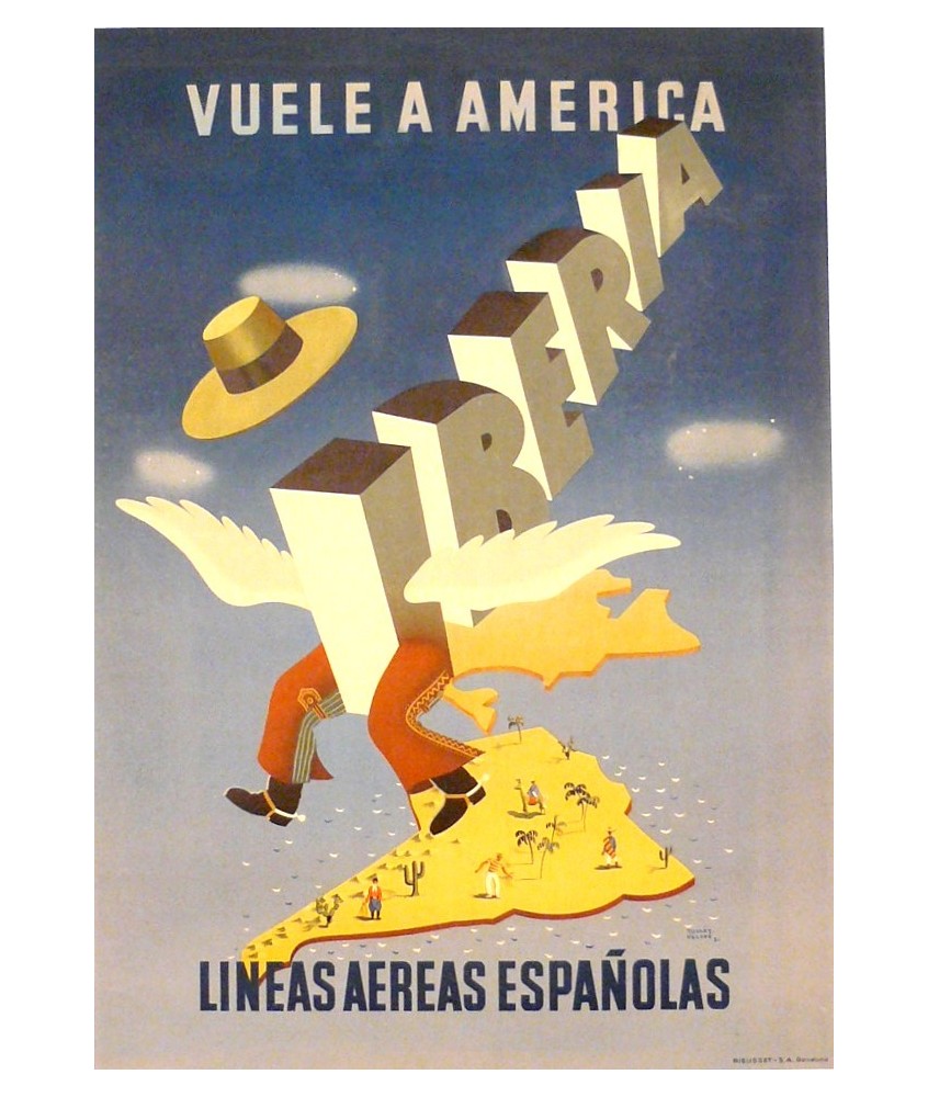 IBERIA VUELE A AMERICA. LINEAS AEREAS ESPAÑOLAS