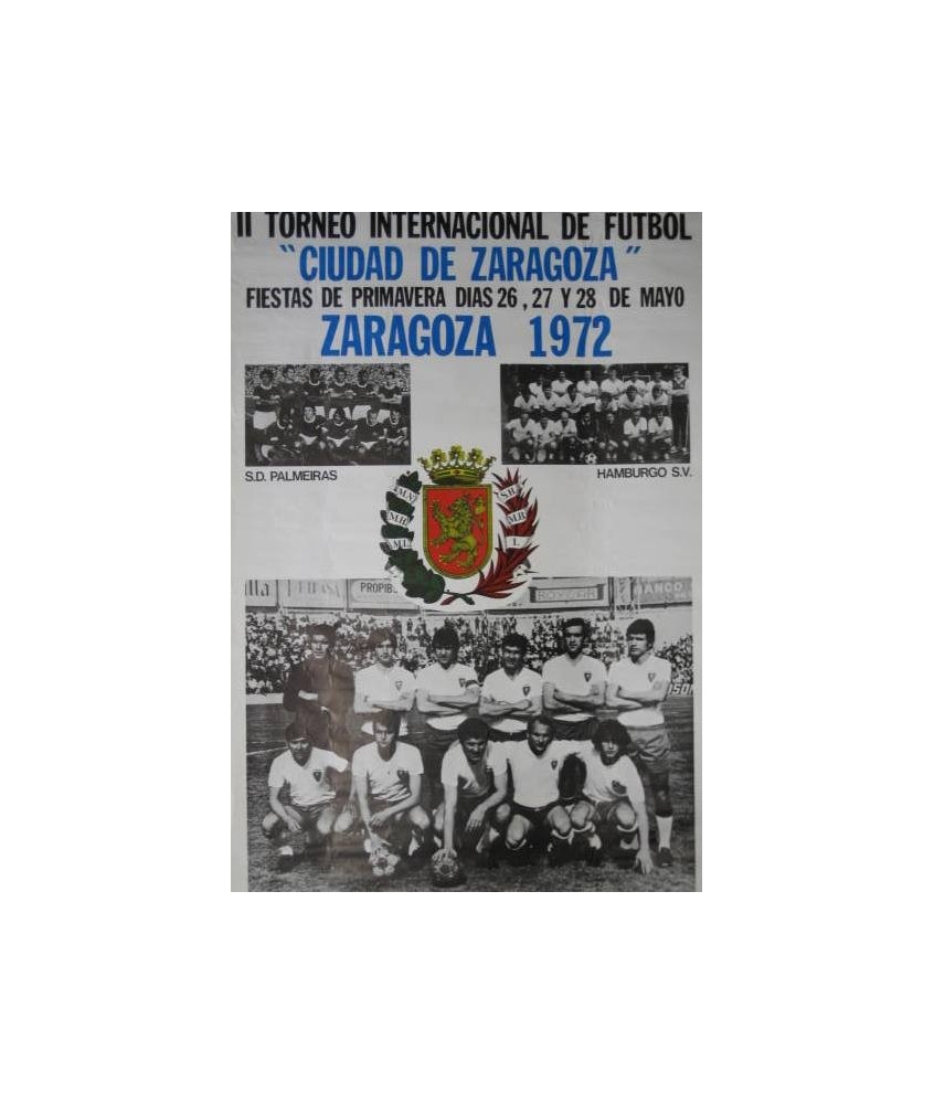 ZARAGOZA 1972  II TORNEO INTERNACIONAL DE FUTBOL