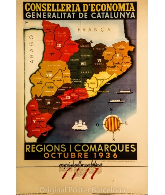 REGIONS Y COMARQUES OCTUBRE 1936