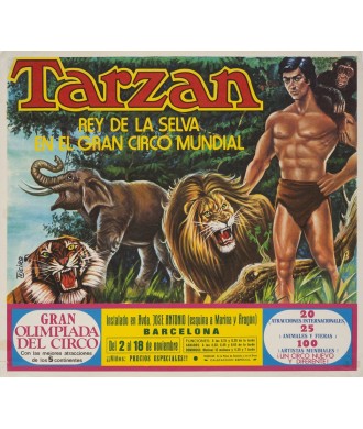 TARZAN, REY DE LA SELVA. GRAN CIRCO MUNDIAL