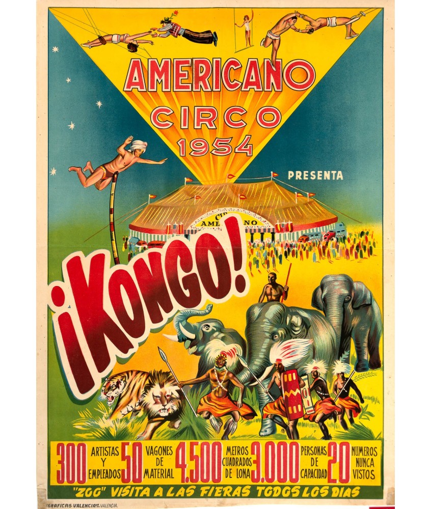 ¡KONGO! 1954 CIRCO AMERICANO