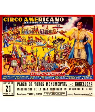 CIRCO AMERICANO. LA PISTA FANTASTICA