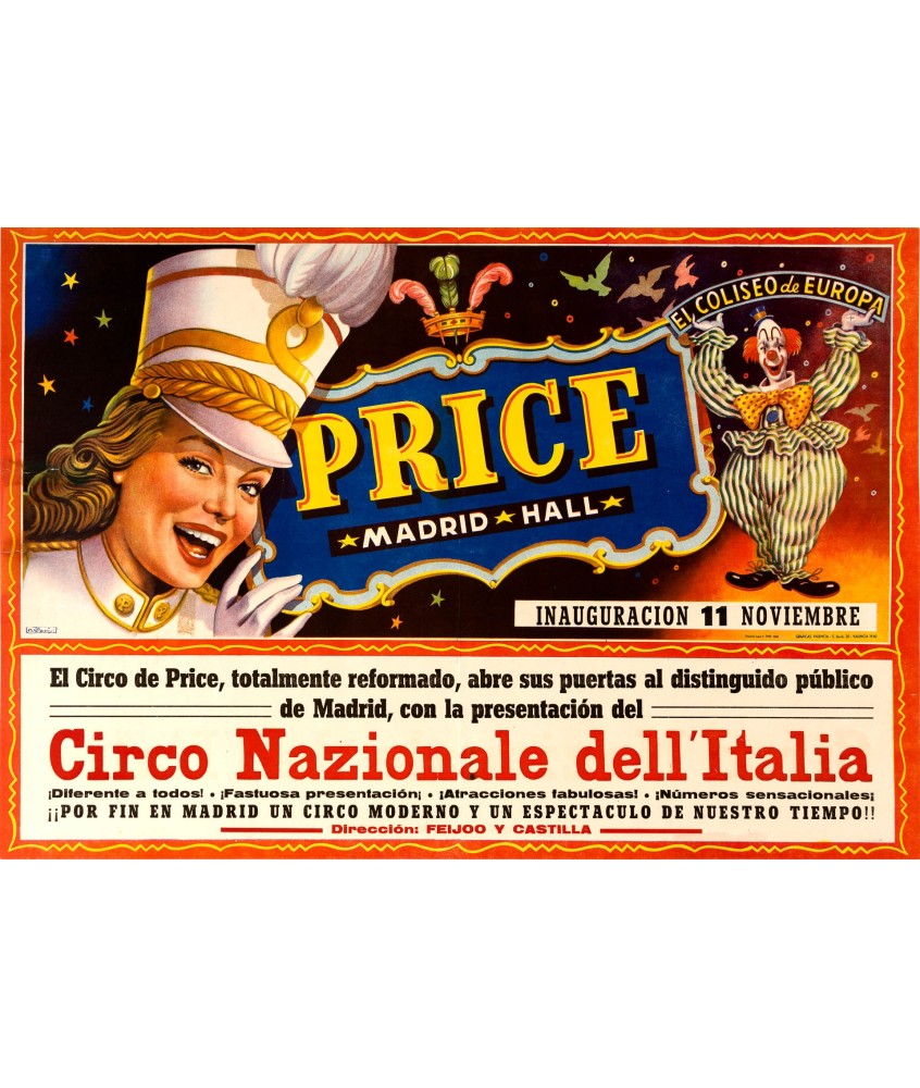 PRICE MADRID HALL. CIRCO NAZIONALE DELL'ITALIA